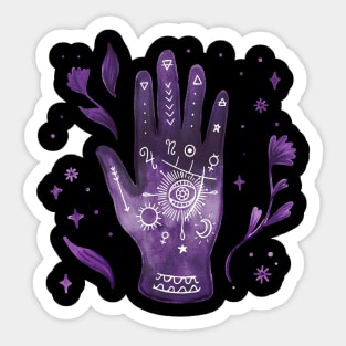 Palmistry Watercolor Sticker